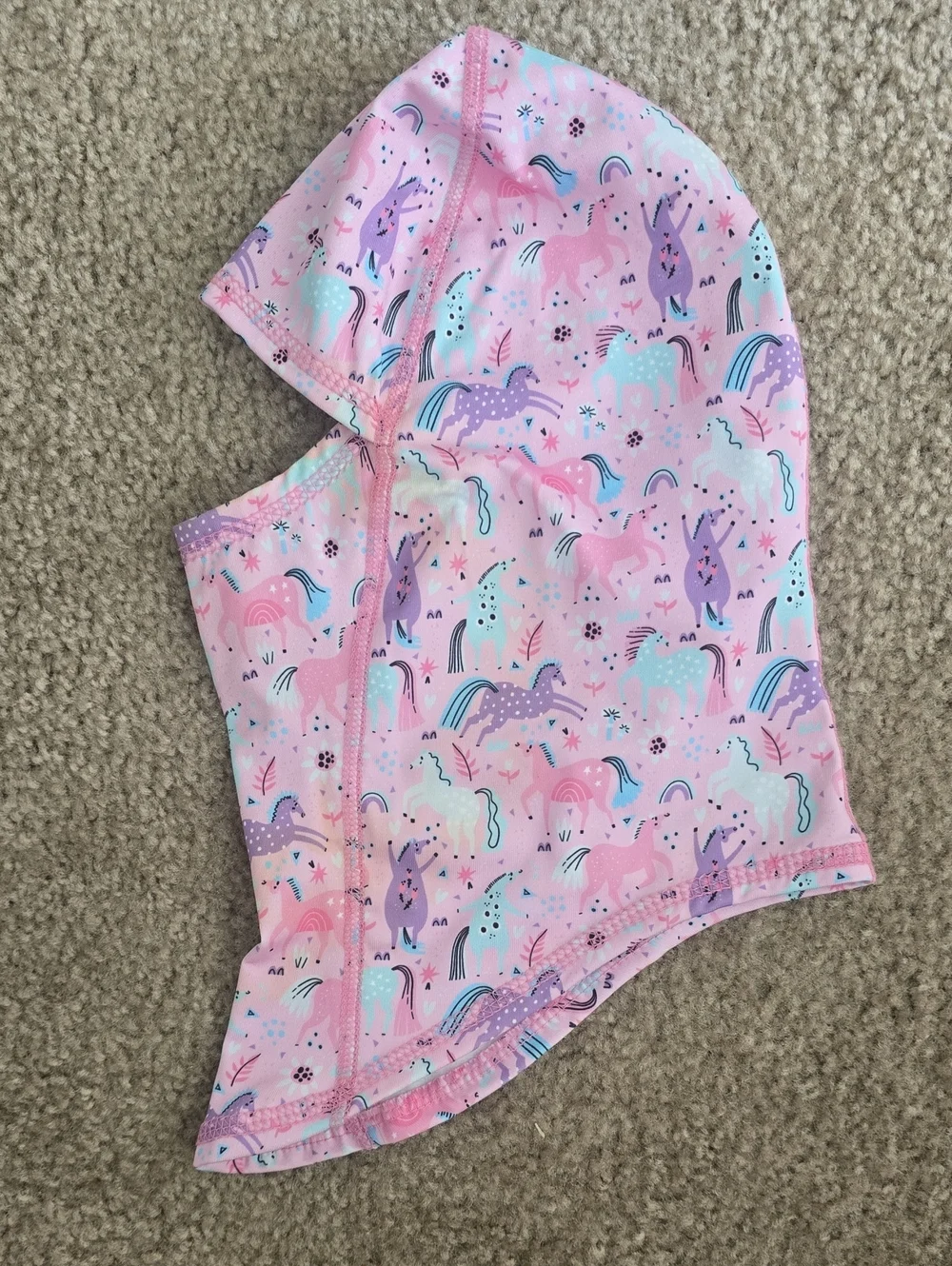 Turtle Fur Pink Unicorn Balaclava & Beanie Bundle